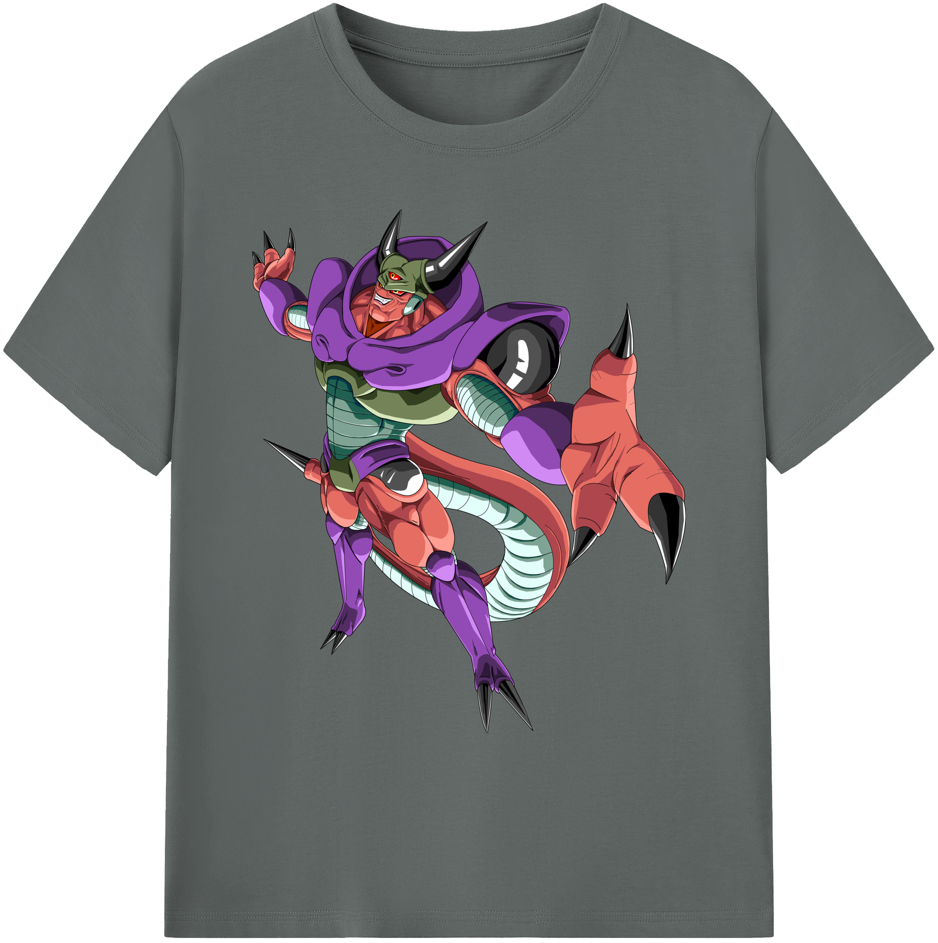 （画像用） ドラゴンボール ジャネンバ DRAGON BALL Janemba 綿100％ メンズ半袖Tシャツ｜肌触りやわらか＆通気性